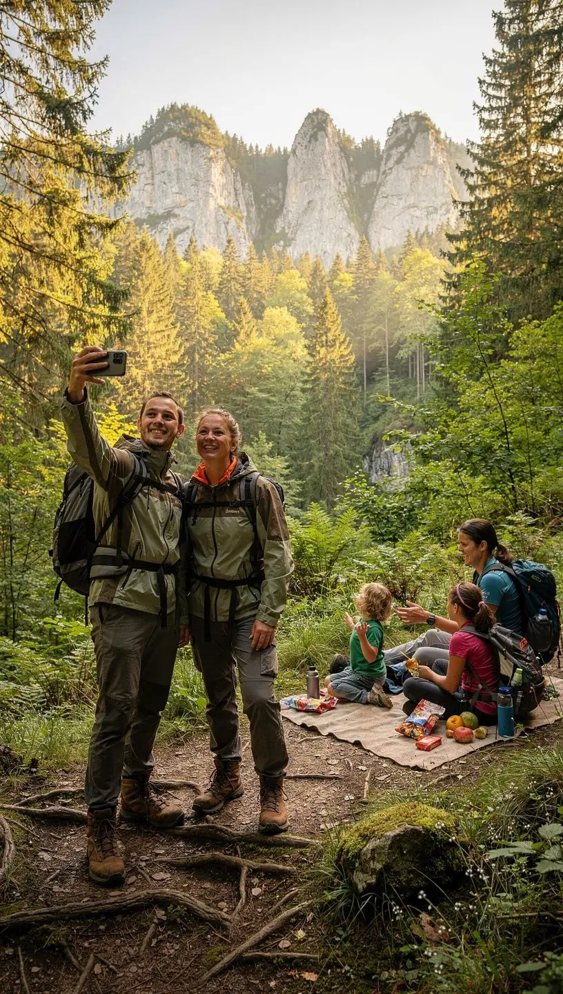 Map of Slovakia highlighting budget-friendly travel routes across major cities and tourist attractions